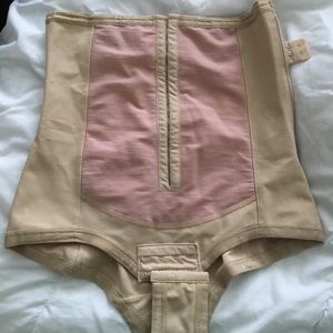 Bellefit dual closure postpartum girdle.
